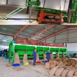 Raw cashew nut cleaning machine